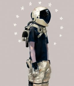 Dark WordPress theme - Astronaut